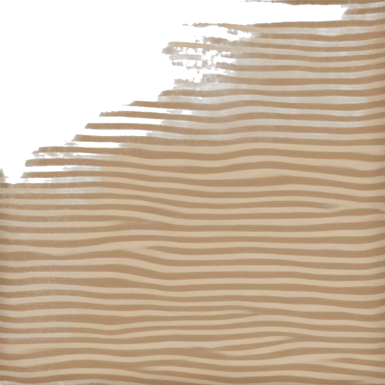 Beige striped blanket emoji
