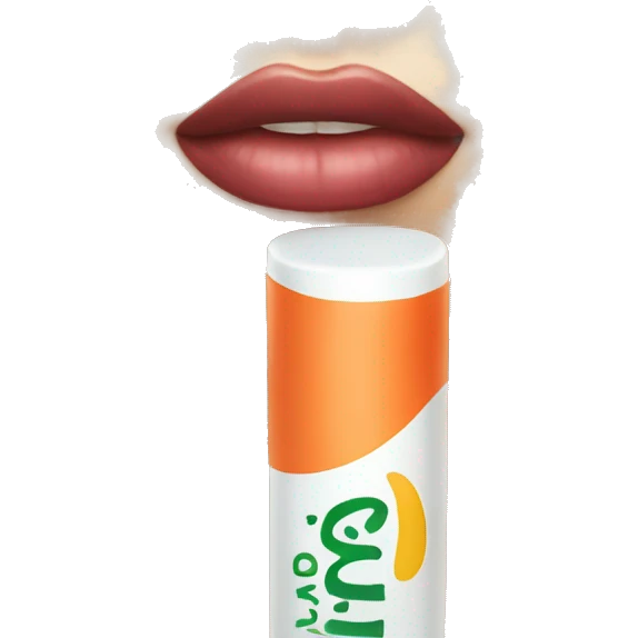 lip balm emoji
