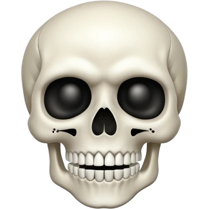 Un crâne qui dit des mot interdit emoji