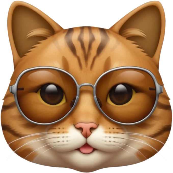 Cat wearing sunglasses emoji