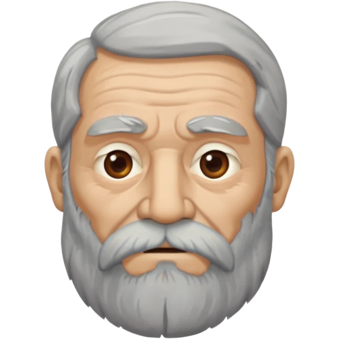 long bearded elderly  emoji