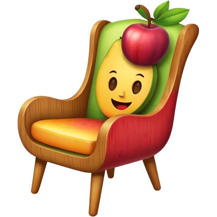 fruit chair emoji