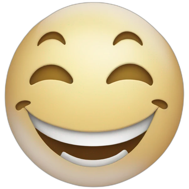 Big smile ball emoji