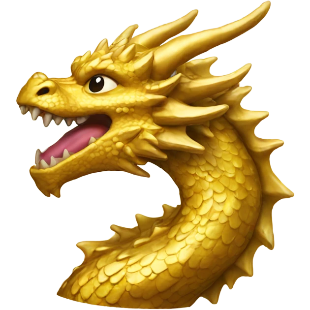 Gold dragon emoji
