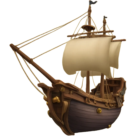 Ship from "Treasure Planet" emoji