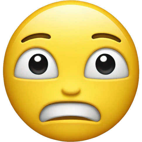 Yellow emoji with "AO" word included emoji