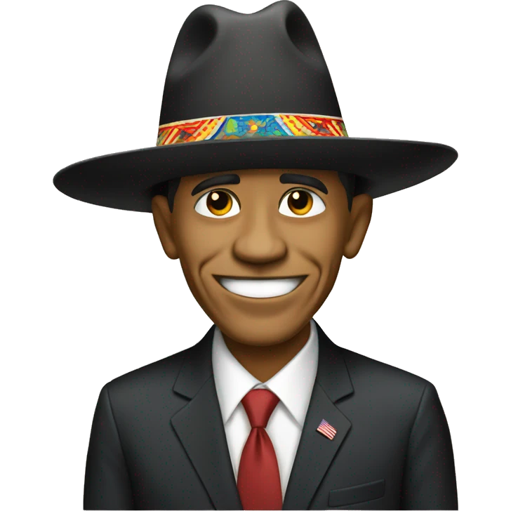 obama with a sombrero  emoji