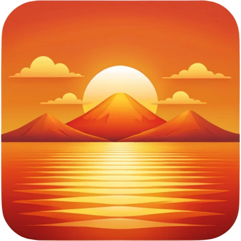 make the sun set emoji