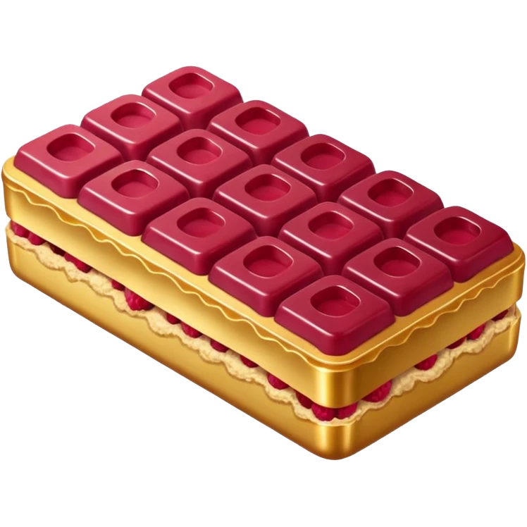 Raspberry Jam Center Bars emoji