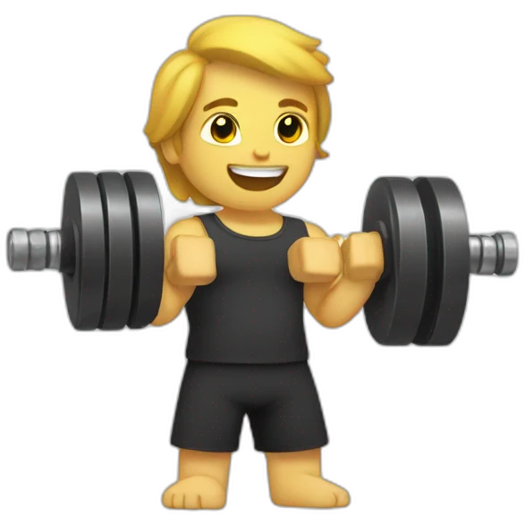 dumbell curls  emoji