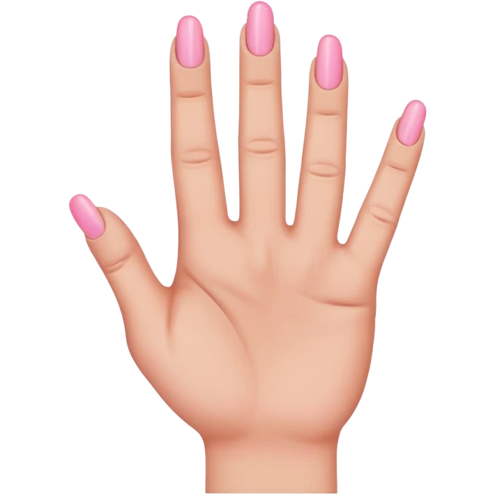 pink middle finger 5 fingers  emoji
