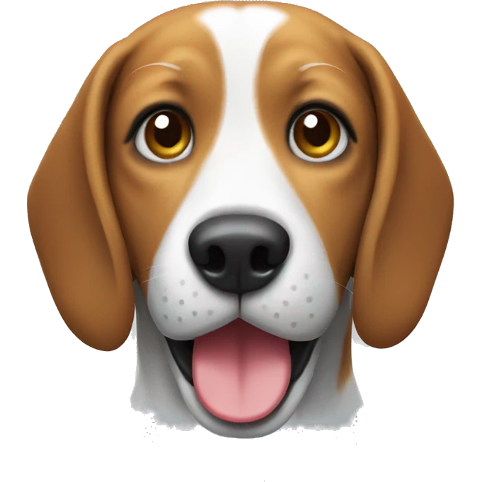 Beagle happy emoji