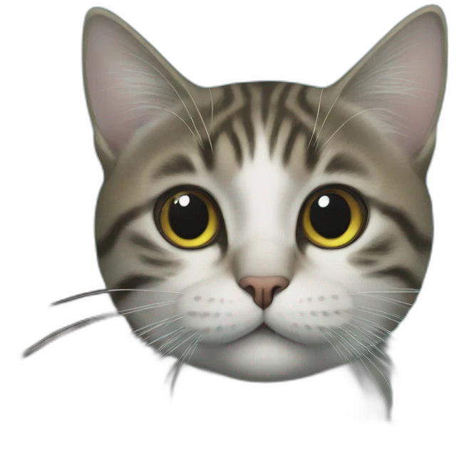 Un chat dans a la mer emoji