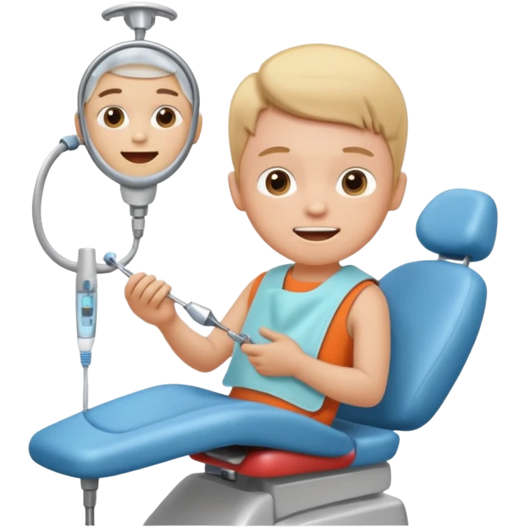 kid at the dentist  emoji