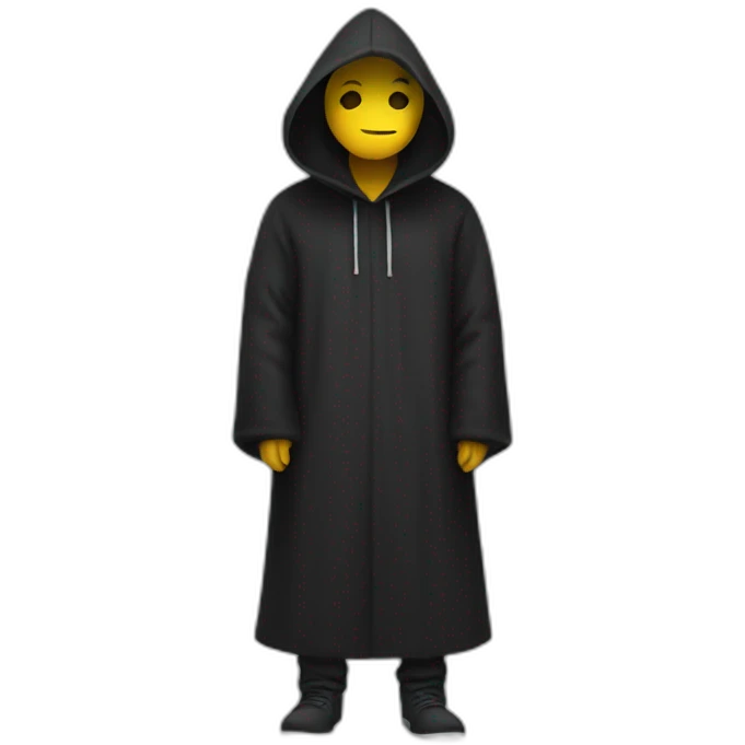 hooded figure emoji