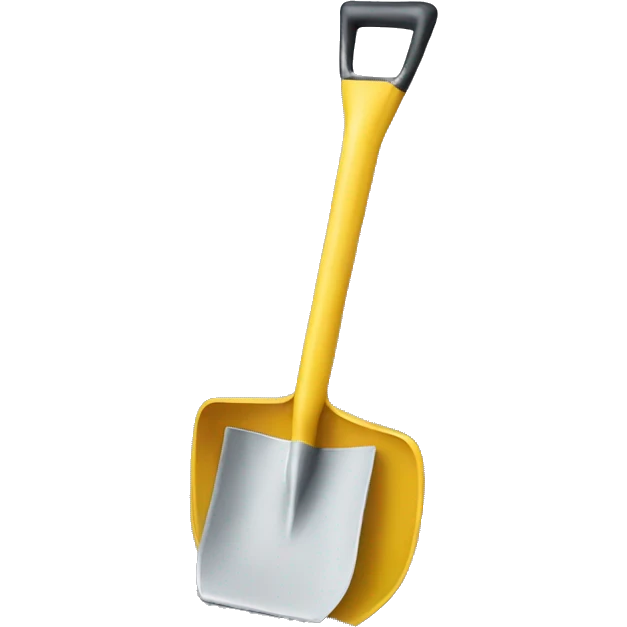 Yellow shovel emoji