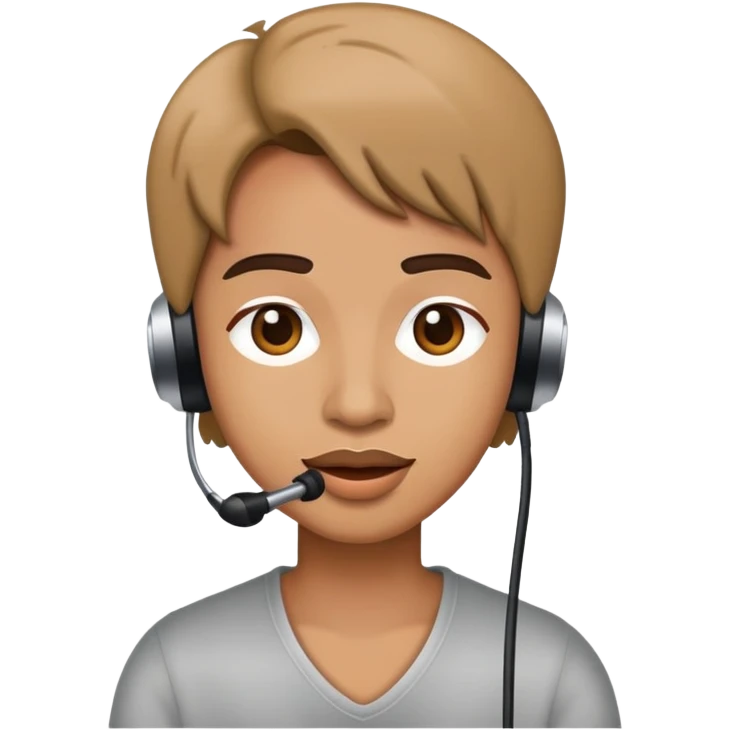 Singer emoji