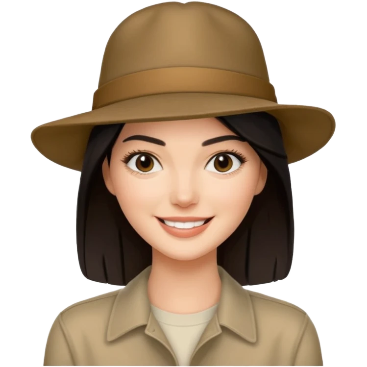 Kendal jenner with hat emoji