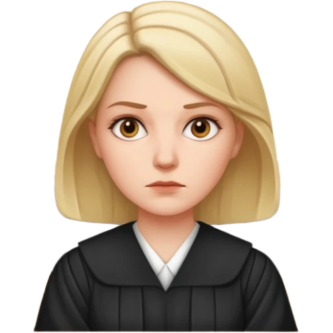 court white woman emoji