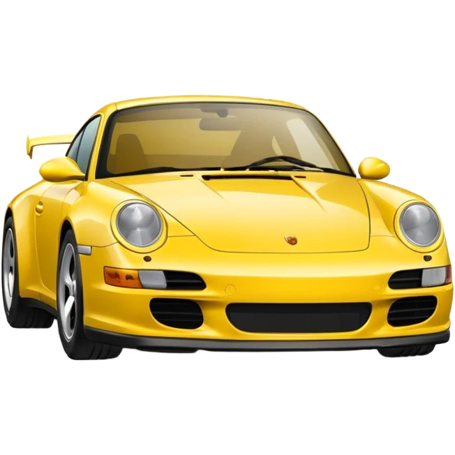 Yellow Porsche 911 emoji