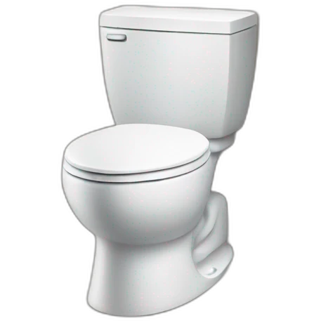 toilet with head coming out of it emoji