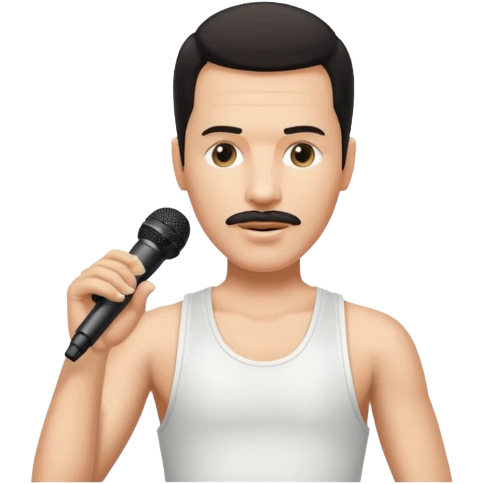 Freddy mercury famous pose emoji
