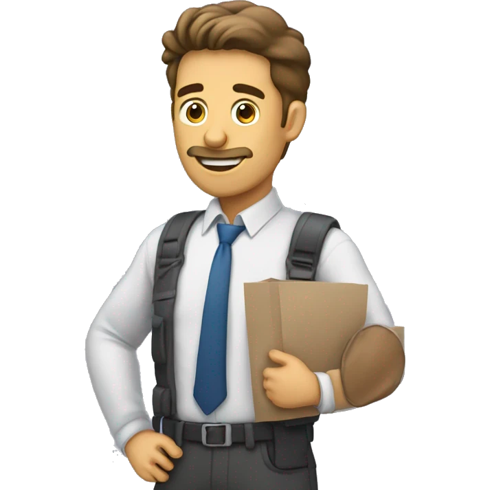 homem que trabalha com trafego pago emoji