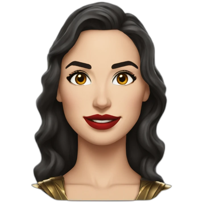 Gal Gadot as wonderwoman emoji emoji