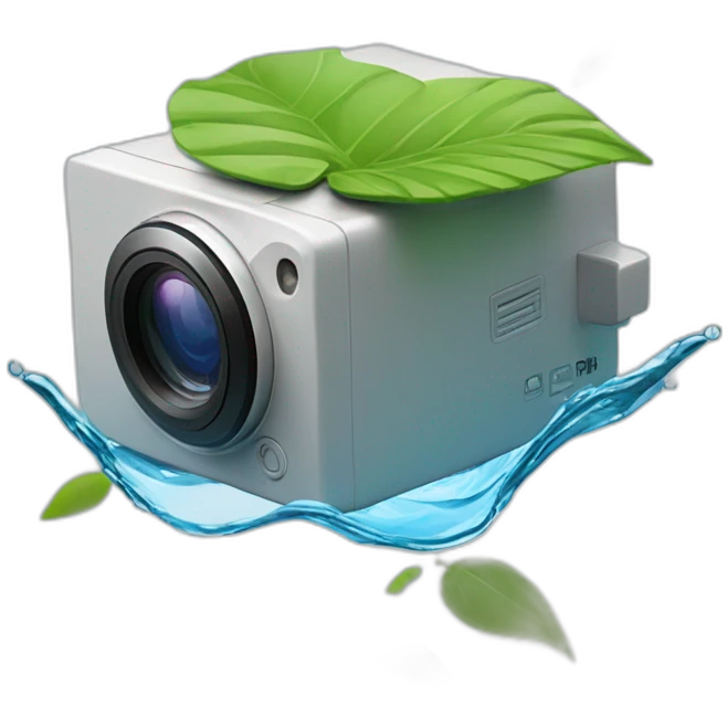 security-ptz-camera-and-leaf-floating-on-water-block emoji