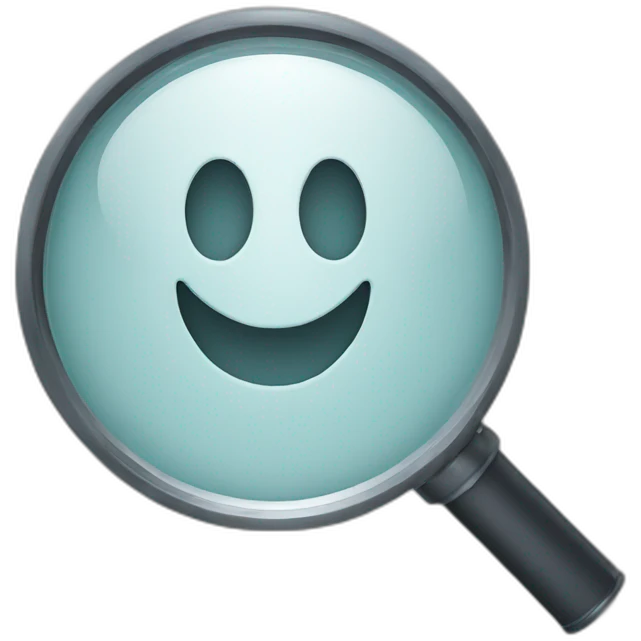 magnifier emoji