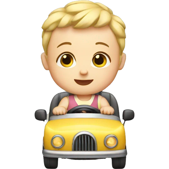 baby driving emoji