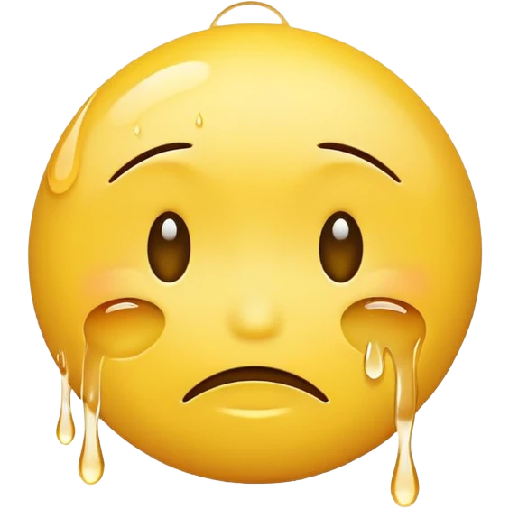 A smiley face with some tears  emoji