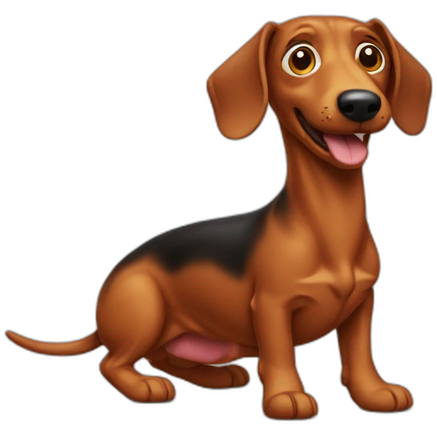 teckel-sausage emoji