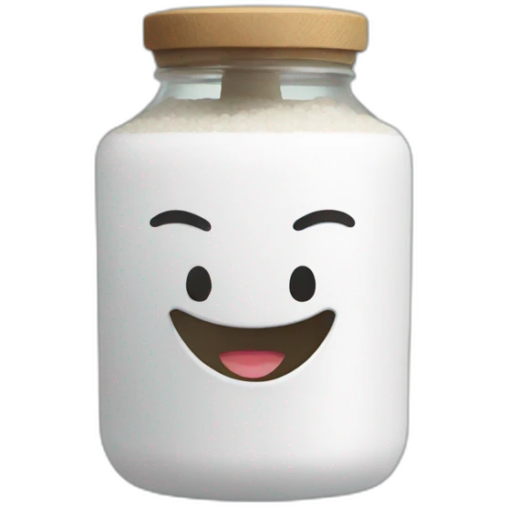 Happy salt dispenser emoji