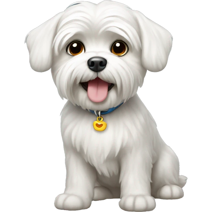 Maltese dog emoji