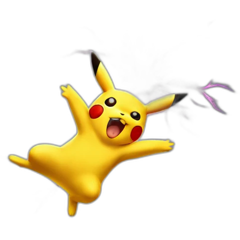 pikachu electrocuted emoji