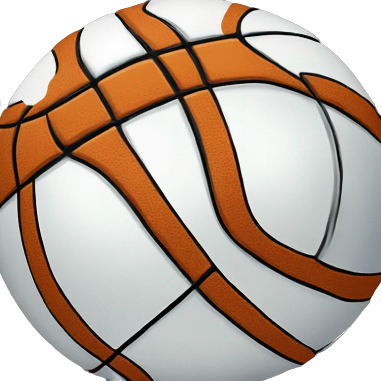 bola de basquete caindo dentro do balde emoji