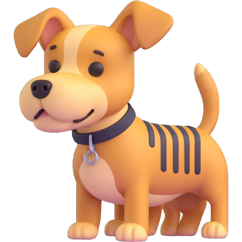 a dog emoji