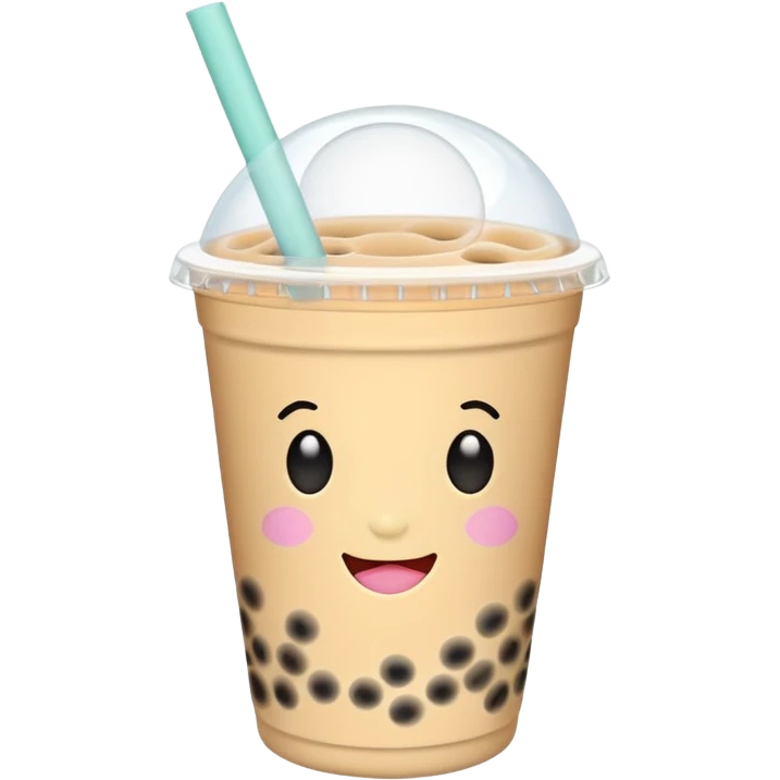 quiero un emoji de un bubble tea aesthetic emoji