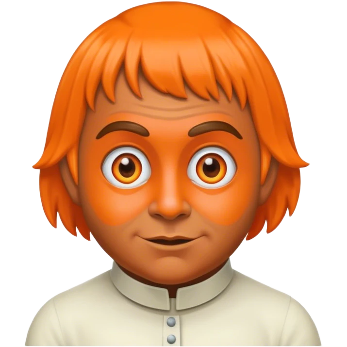 An Oompa Loompa  emoji