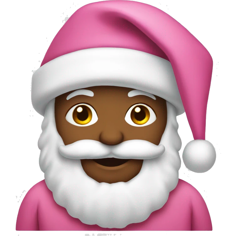 pink santa sticker  emoji