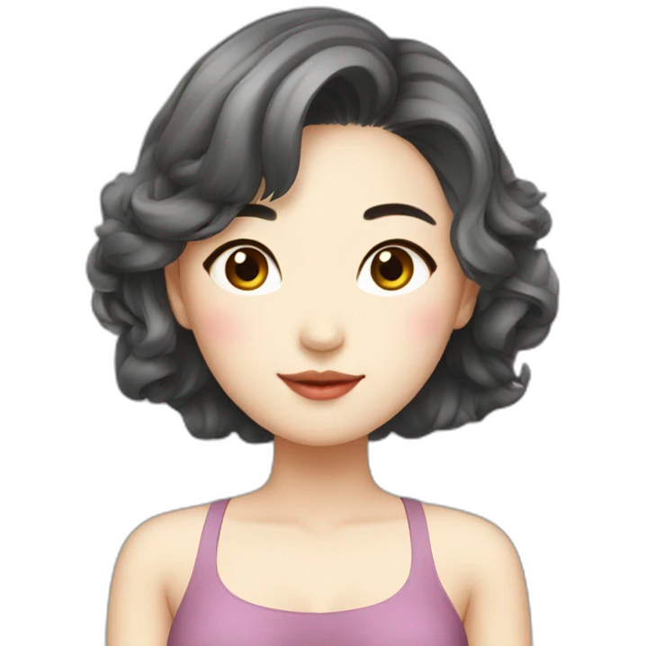Sexy Korean girl emoji