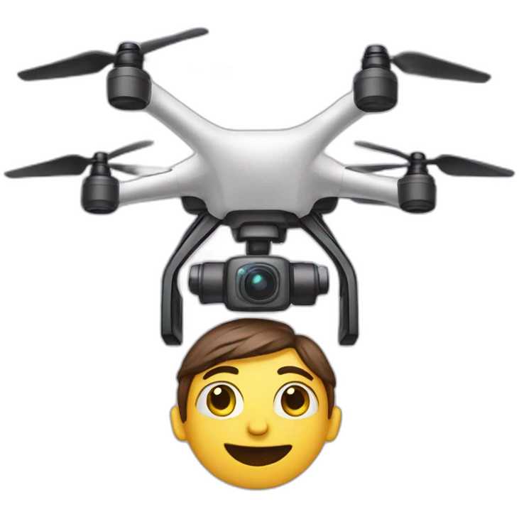 dork flying drone emoji