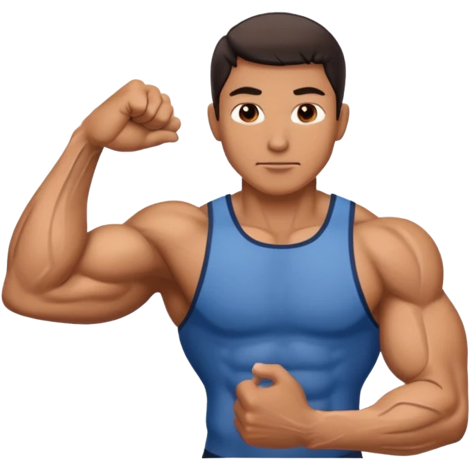 بازوی دو رنگ مثل این💪 emoji