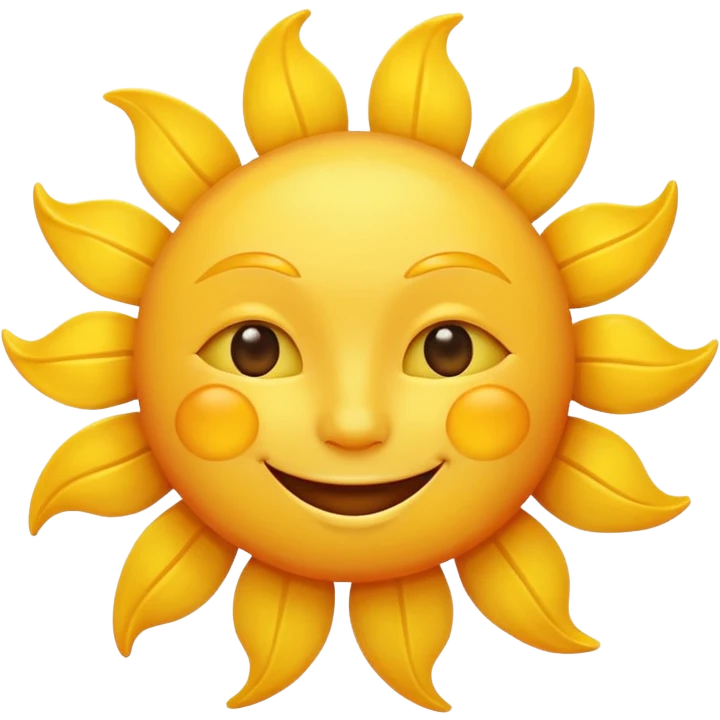 smiling sun emoji