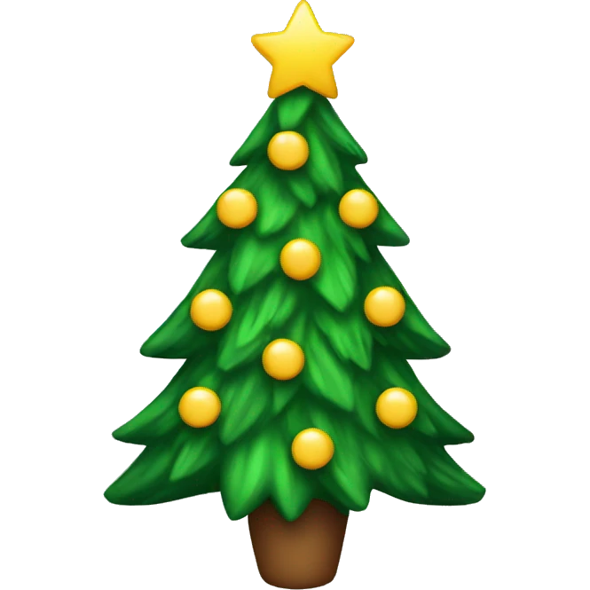 Christmas tree emoji