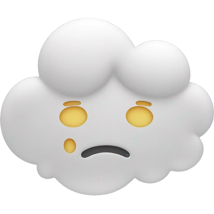 thought cloud emoji