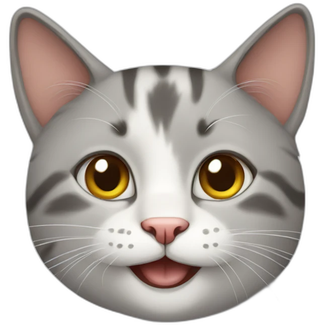 Happy cat emoji