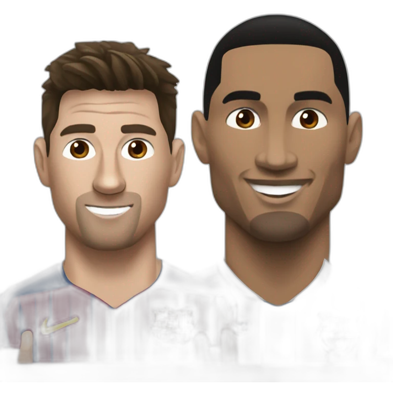 Ronaldo écrase Messi emoji