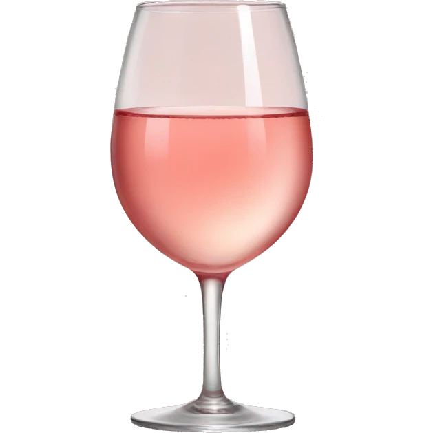 Rosé cheers emoji